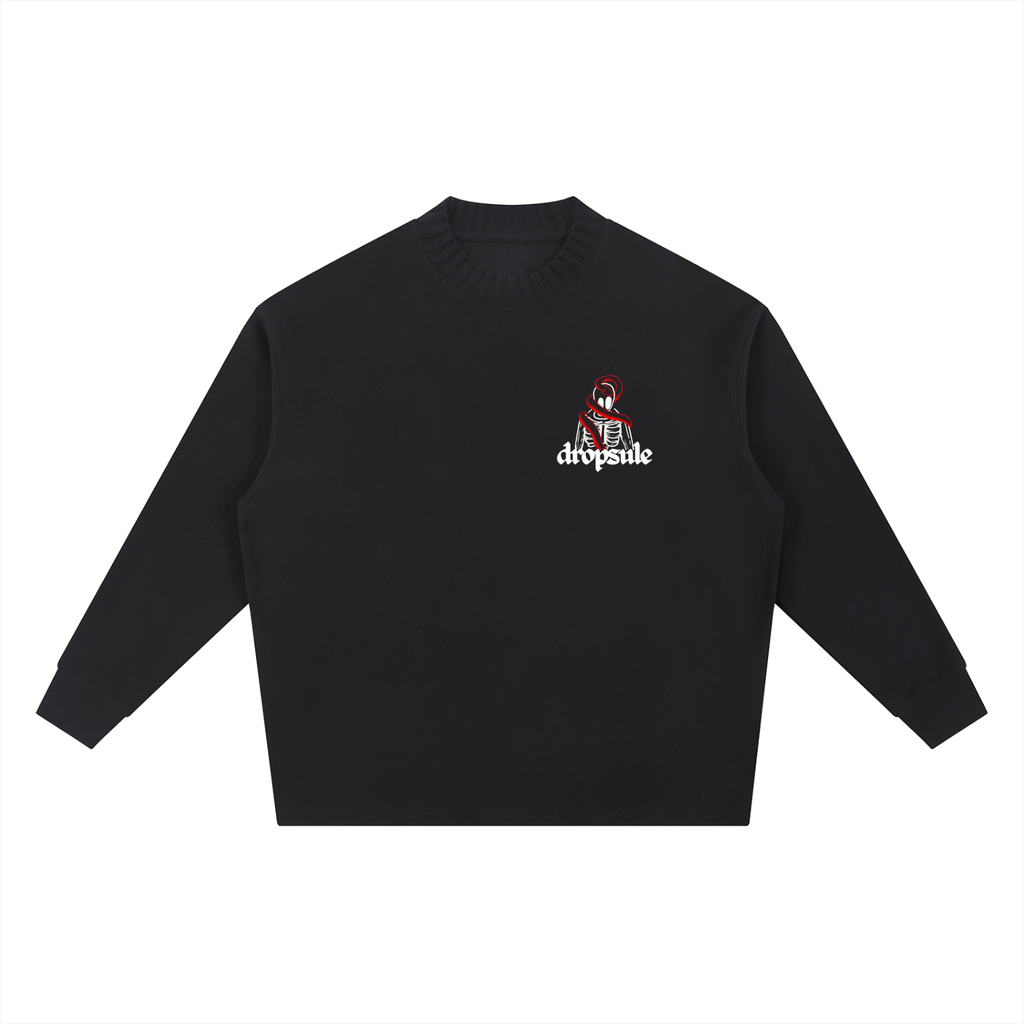 Knitted Round Neck Oversize Sweatshirt