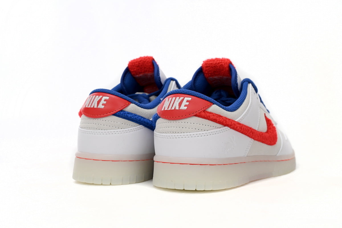 Nike Dunk Low “Year of the Rabbit” White, blue And Red