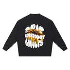 Knitted Round Neck Oversize Sweatshirt